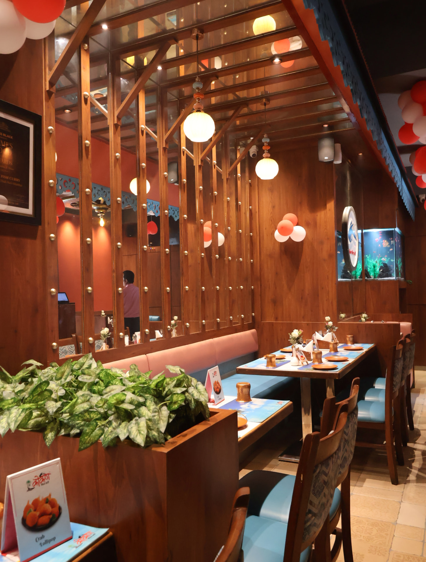 Konkan Fish Curry dining area