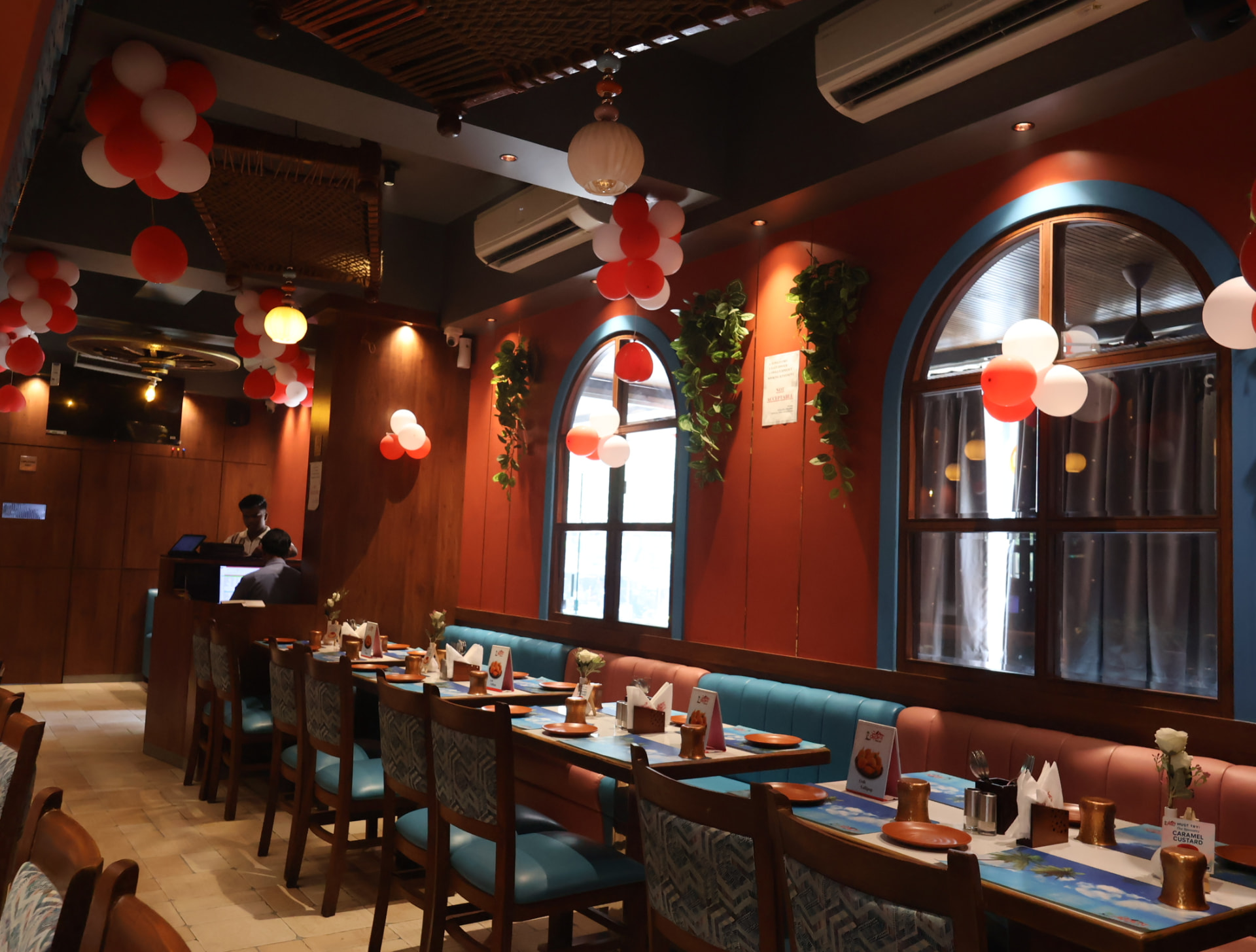 Konkan Fish Curry dining area